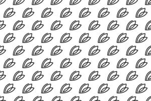 Abstract leaf seamless pattern background vector