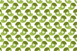 Kiwi fruit seamless pattern background vector