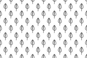Abstract leaf seamless pattern background vector