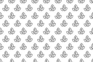 Abstract leaf seamless pattern background vector