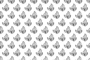 Abstract leaf seamless pattern background vector