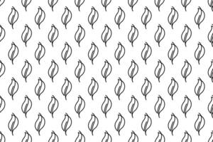 Abstract leaf seamless pattern background vector