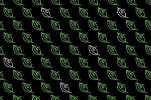 Abstract leaf seamless pattern background vector