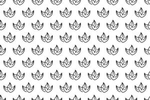 Abstract leaf seamless pattern background vector