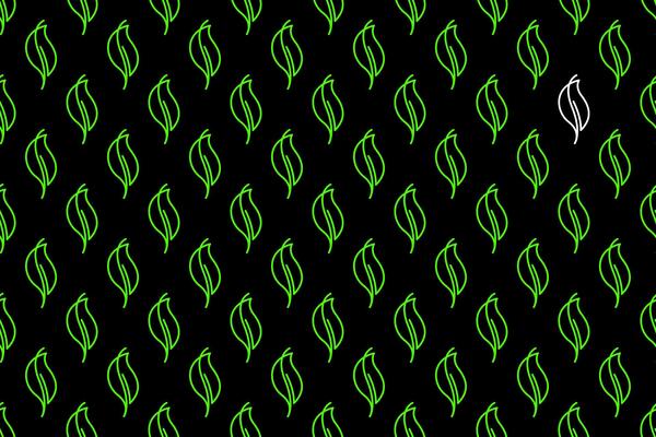 Abstract leaf seamless pattern background