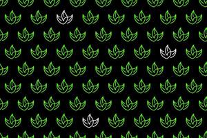Abstract leaf seamless pattern background vector