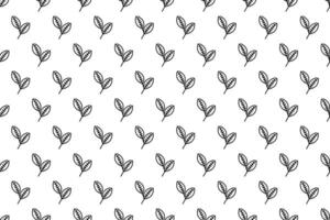 Abstract leaf seamless pattern background vector