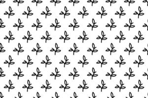 Abstract leaf seamless pattern background vector