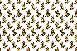 Abstract leaf seamless pattern background vector