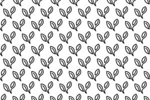 Abstract leaf seamless pattern background vector