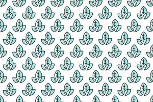 Abstract leaf seamless pattern background vector