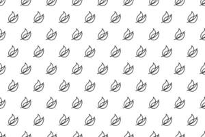 Abstract leaf seamless pattern background vector