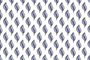 Abstract leaf seamless pattern background vector