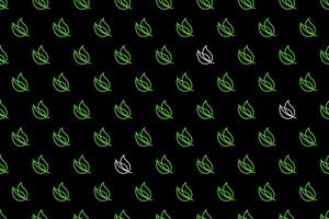 Abstract leaf seamless pattern background vector
