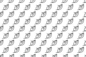 Abstract leaf seamless pattern background vector