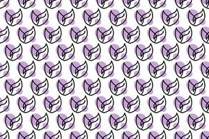 Abstract leaf seamless pattern background vector