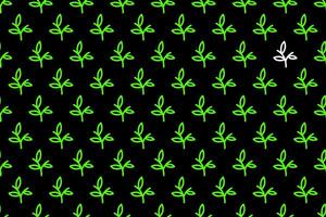 Abstract leaf seamless pattern background vector