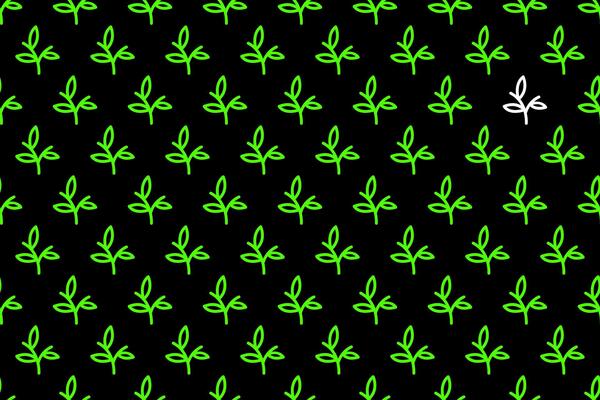 Abstract leaf seamless pattern background