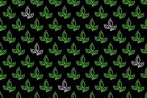 Abstract leaf seamless pattern background vector