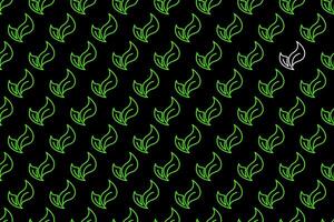 Abstract leaf seamless pattern background vector