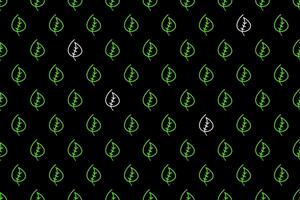 Abstract leaf seamless pattern background vector