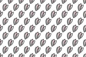 Abstract leaf seamless pattern background vector