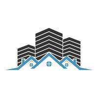 Building icon logo design vector
