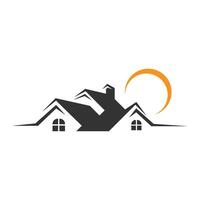 Building icon logo design vector