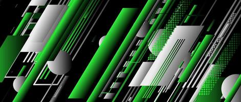 green and black abstract background with lines vector