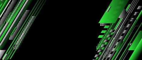 green and black abstract background with lines vector