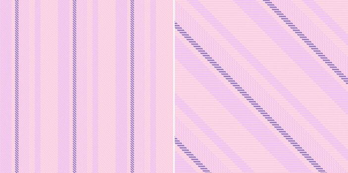 un conjunto de cuatro diferente patrones con diagonal líneas vector