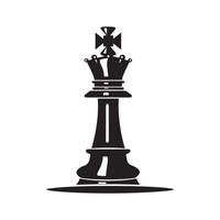 King Chess Logo Design Illustration Stock image. Chess logo design template design Image. vector