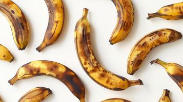 Caramelized Banana Bonanza on a white background photo