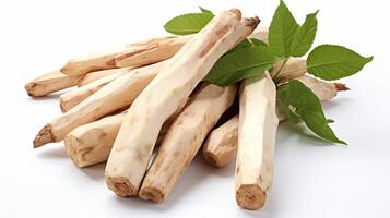 Root Vegetable on a white background photo
