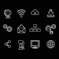 Icon Design for Internet vector