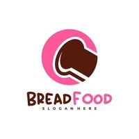 Bread with C logo template, Creative Bread logo design concepts vector