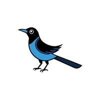 Common Grackle bird play icon vector