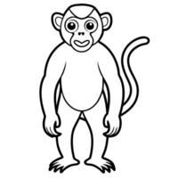 Common Cuscus monkey knocks icon vector
