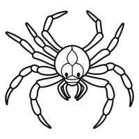 Crab Spider runs icon vector
