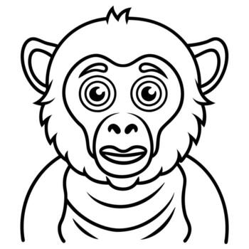 Cuscus monkey cries icon vector