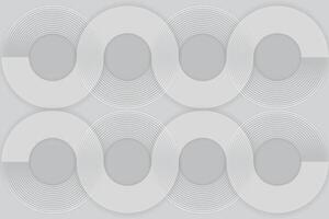 gray background, abstract circle pattern vector