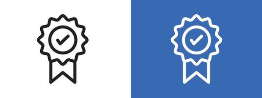 Certificate icon set vector