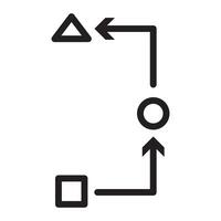 Process, method, step, procedure or workflow icon vector