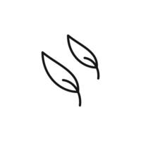 falcate icon outline collection in black and on white background vector