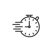 quick response icon outline collection in black and on white background vector