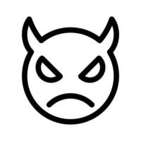satan evil icon vector