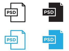 File Format Icon black and white outline sign vector