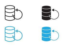 data recovery icon vector