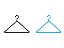 hanger icon set vector