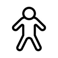 Man cookie icon design in filled and outlined style vector